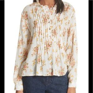 Rebecca Taylor x La Vie Floral Madeleine Blouse